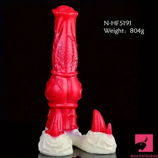 10.04in Big Animal Horse Cock Silicone Soft Cock Dildo For Clit Dilator