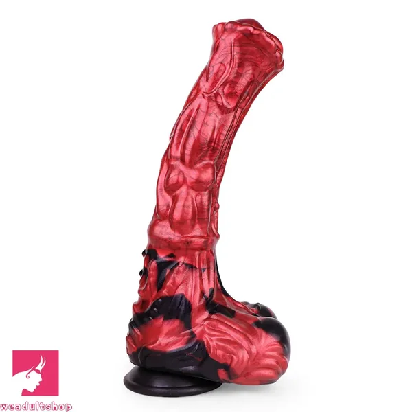 12.01in Horse Cock Dildo With Strong Suction Cup For Hands-Free Toy