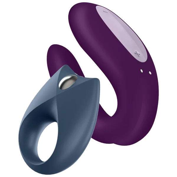2 Pack couple vibrator penis cock rings for male woman satisfyer partner box 2