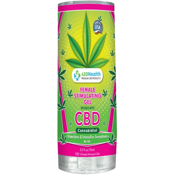 420 HEALTH CBD STIMULATING GEL SAMPLE PACKET 50PC FISH BOWL