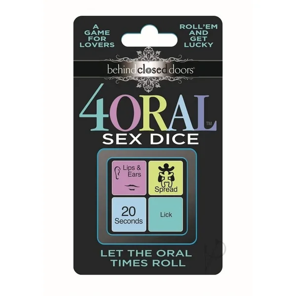 4 Oral Dice Adult Sex Games