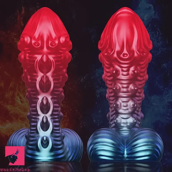 5.7in 7in Monster Fantasy Dildo Tentacle Spiked Cock Silicone Cock Toy