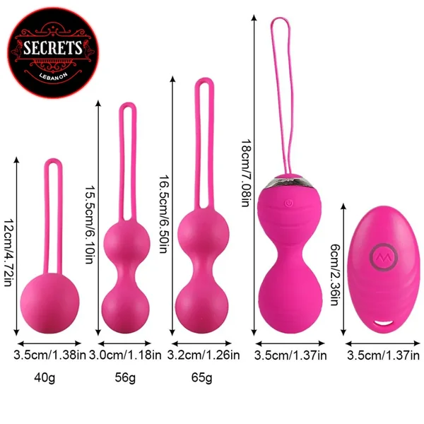 5 Pieces Vibrating Ben Wa Ball Set