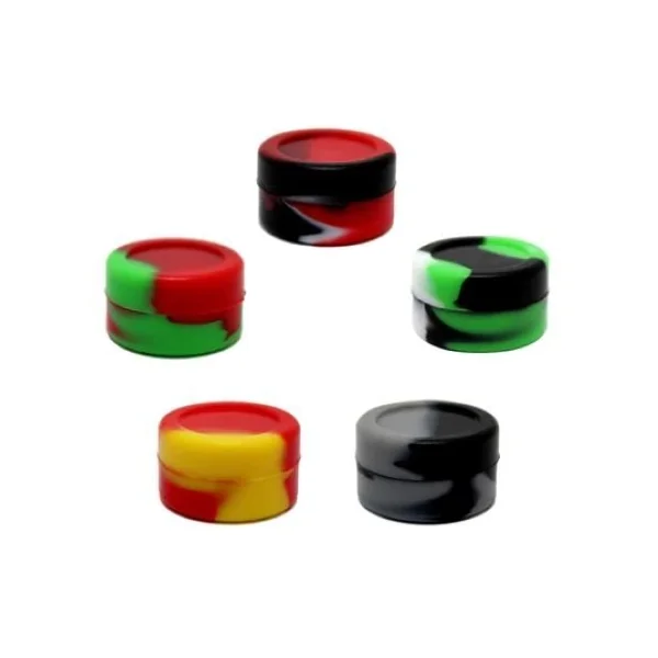 5ml Marbled Silicone Jar