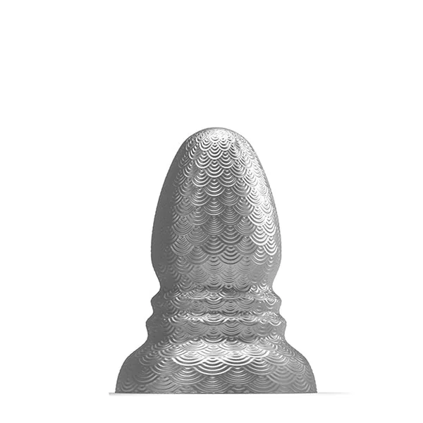 665 Stretch'r Ripple Butt Plug - Gun Metal