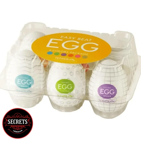 (6 PACK) Tenga Egg, choose from 6 different sensations!