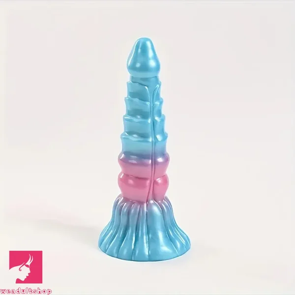 7.08in Realistic Dragon Simulation Silicone Anal Plug Massager Odd Dildo