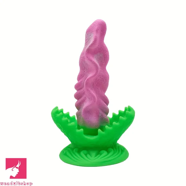 7.48in Small Glans Thick Realistic Fantasy Odd Dildo With Strong Suction Cup