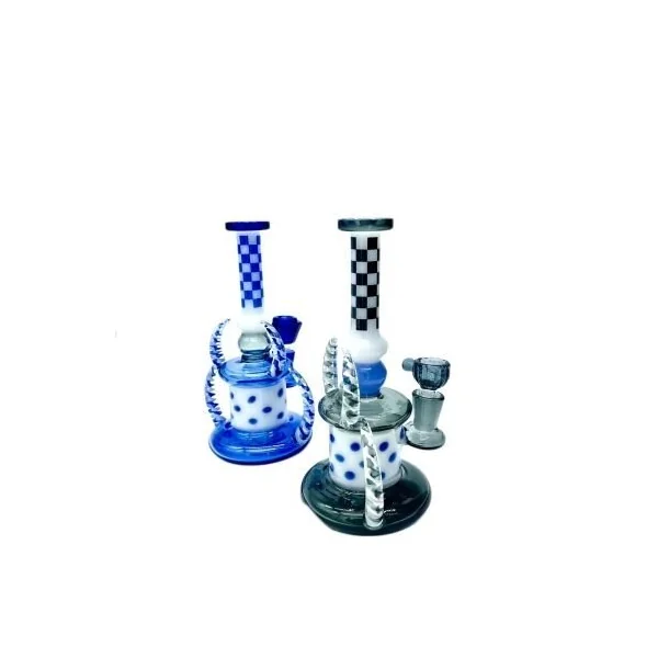 7.5″ Double Horn Water Pipe Multi Color