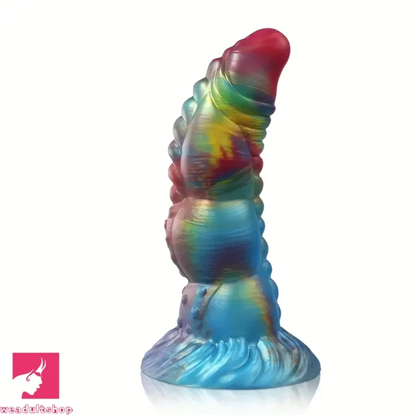 7.87in Forest Light Fantasy Monster Prostate Dildo With Glow in The Dark