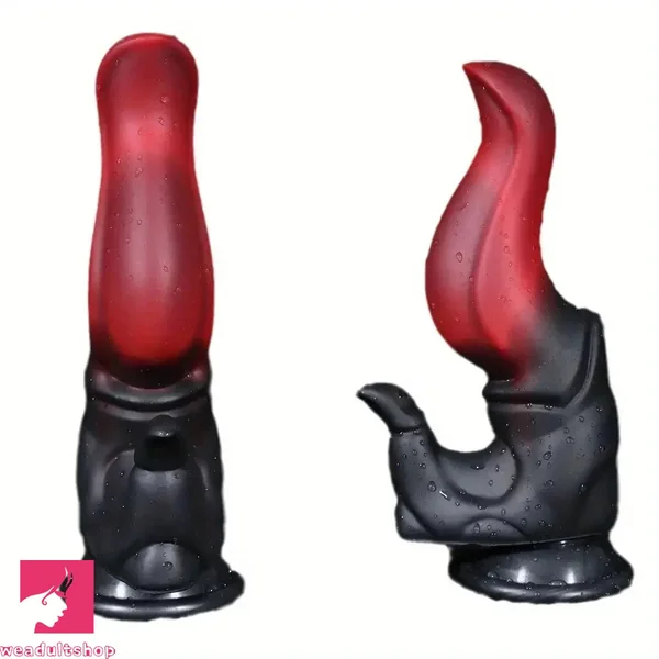 7.87in Silicone Fantasy Odd Sharp Head Dildo Mixed-colors Sensory Sex Play