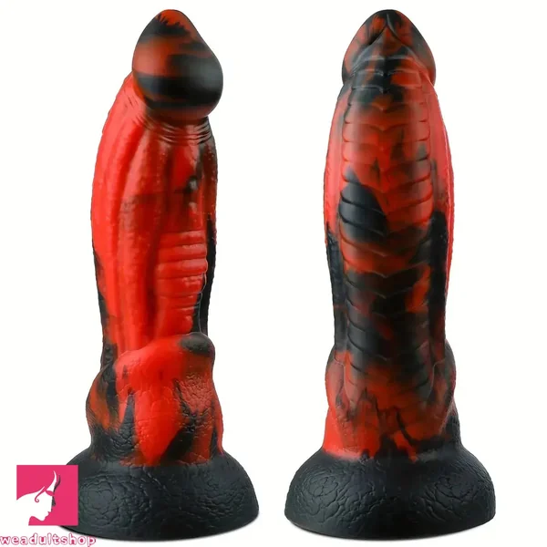 8.5in Monster Snake Silicone Fantasy Thick Dildo Cock Prostate Massager