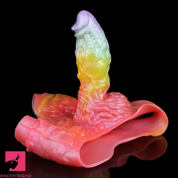 9.17in Monster Fantasy Silicone Soft Strap on Hollow Dildo Panty Cock