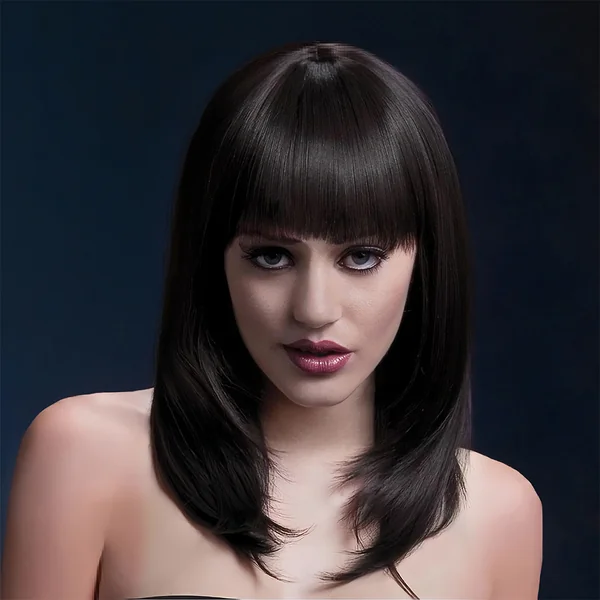 Abell'a Moody Mistress 36cm Straight Synthetic Wig With Bangs