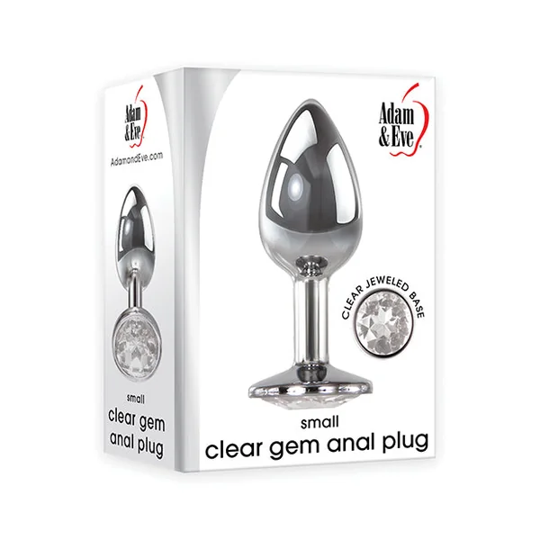 Adam & Eve Clear Gem Anal Plug