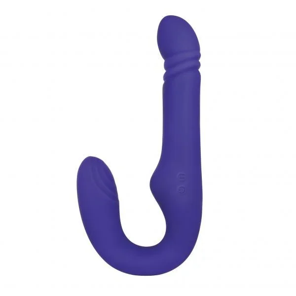 Adam & Eve Eve’s Ultimate Thrusting Strapless Strap On – Purple
