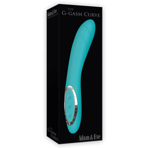 Adam & Eve G Gasm Curve Rechargeable Vibrator - Teal