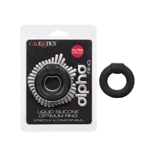 Alpha Liquid Silicone Optimum Ring - Black
