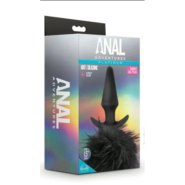 Anal Adventures Platinum “Rabbit” Tail Plug