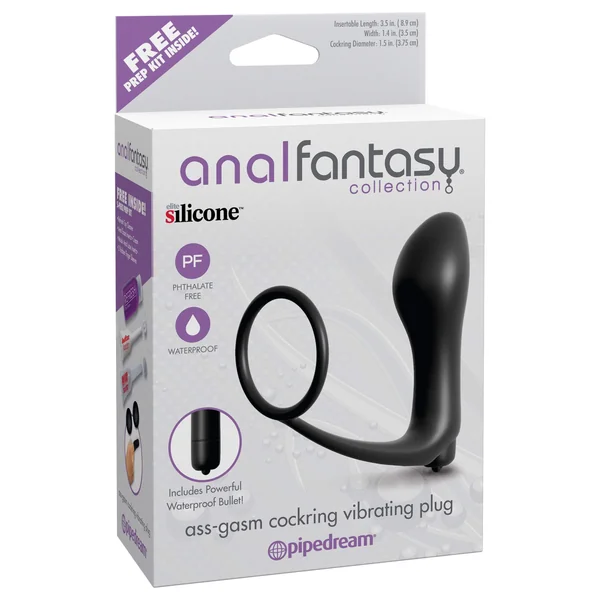 Anal Fantasy Collection Ass Gasm Cockring Cockring Vibrating Plug