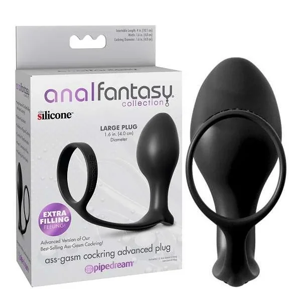 Anal Fantasy Collection Ass-Gasm Cock Ring Advanced Plug