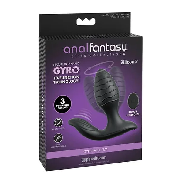 Anal Fantasy Elite Gyro-Milk Pro – Black