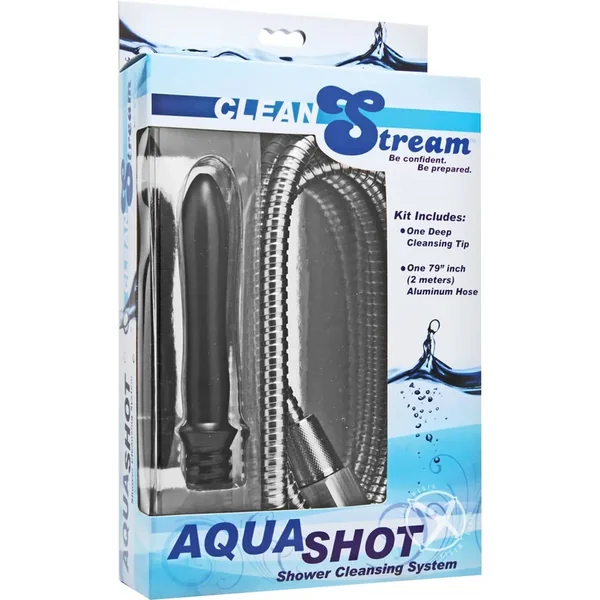 Anal Preparation Aqua Shot Shower Cleansing System Clean Stream