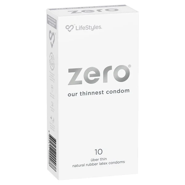 Ansell LifeStyles Zero Uber-Thin Latex Condoms