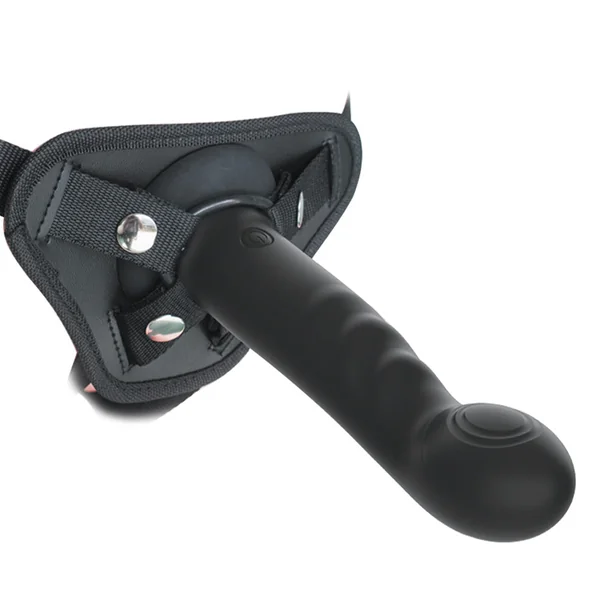 Aphrodisia Duo Pulse Thumping Dildo With Strap-On Harness