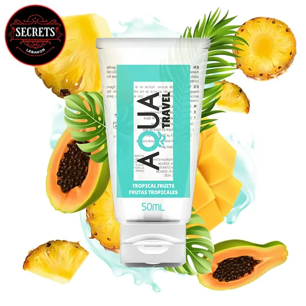 Aqua Travel Water‑Based Lubricant – Tropical Fruits (50 ml)