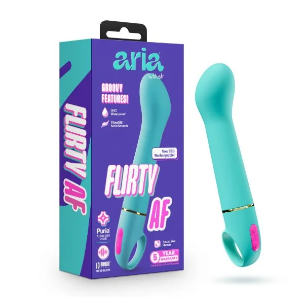 ARIA FLIRTY AF 2.0 VIBE TEAL RECHARGEABLE