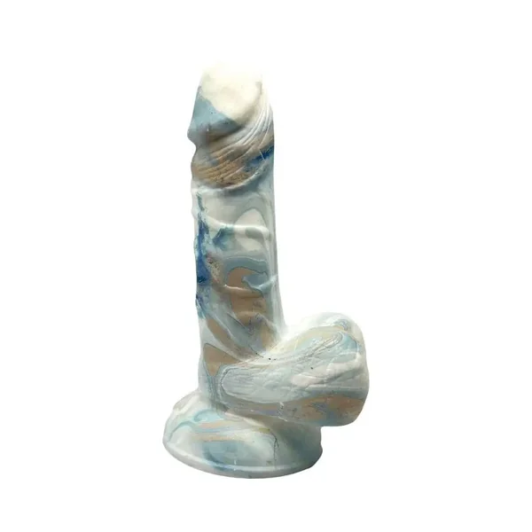 Atlas 5.5" Marble Effect Silicone Dildo
