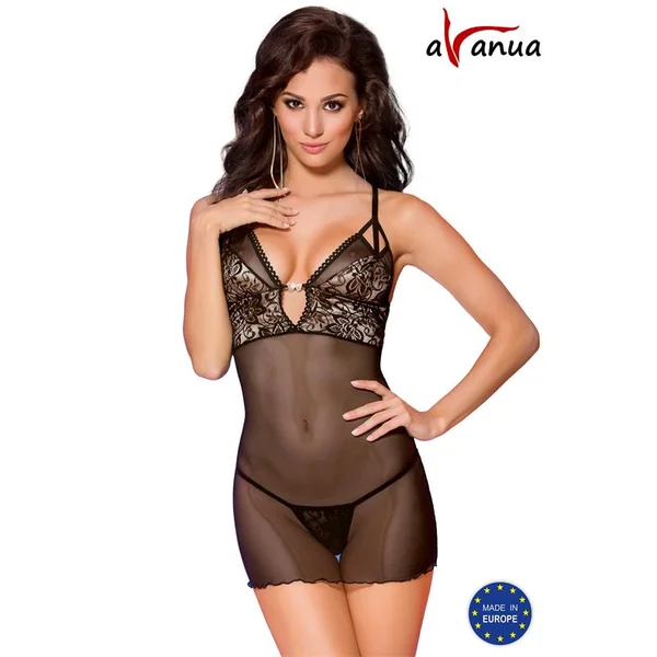 Aurora Chemise Black L/XL