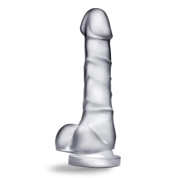 B Yours Diamond Quartz Dildo 7.5in – Clear