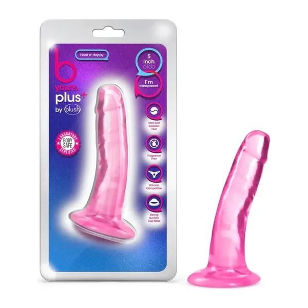 B Yours Hard n Happy Dildo 5.5" by Blush Novelties