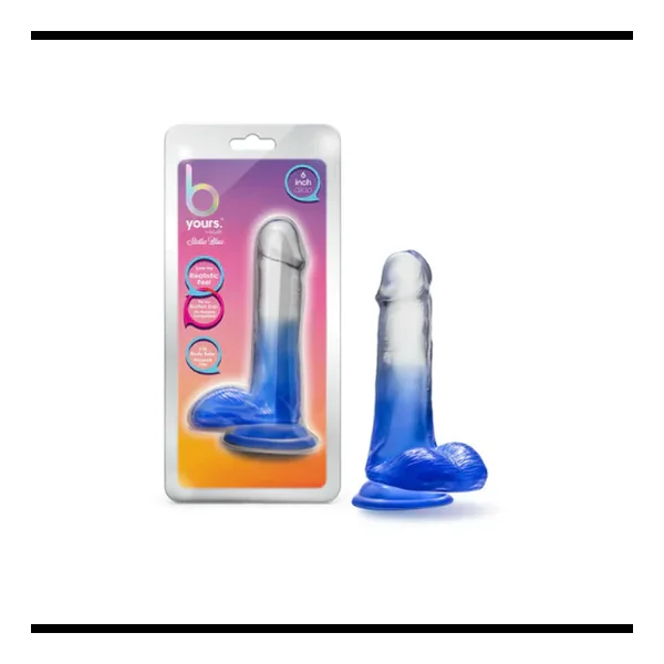 B Yours Stella Blue Dildo 7" by Blush Novelties