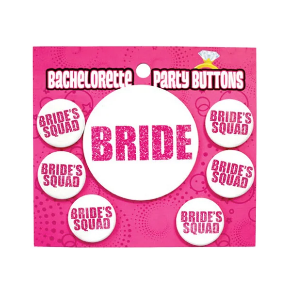 Bachelorette Party Button - Bride-bride's Squad