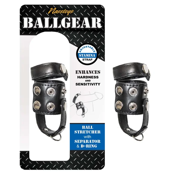 BALLGEAR BALL STRETCHER WITH SEPARATOR & D-RING BLACK