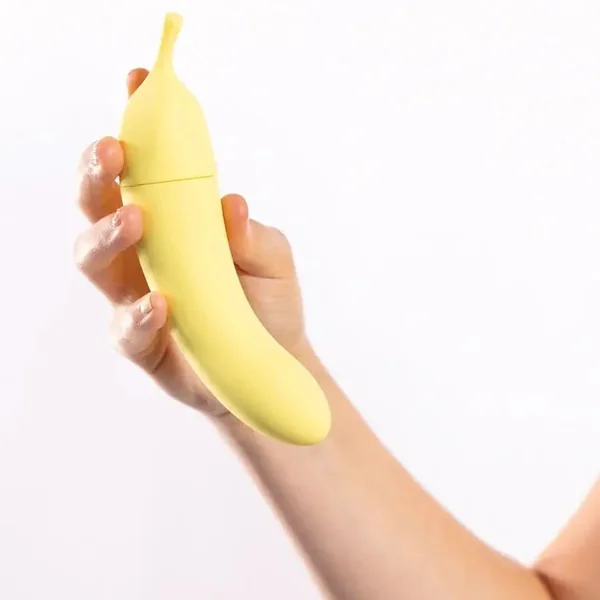 Banana Cream Air Pulse & G - Spot Vibrator