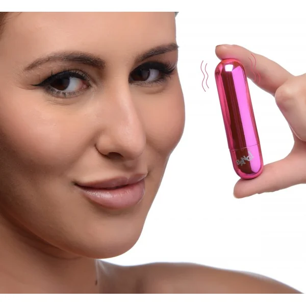 BANG! 10X VIBRATING METALLIC BULLET PINK(Out End Jul)