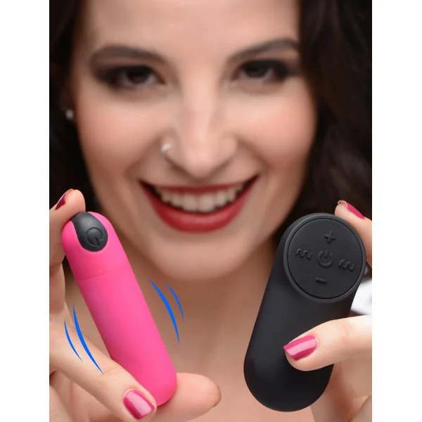 BANG! VIBRATING BULLET W/ REMOTE CONTROL PINK