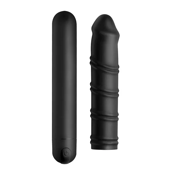Bang! XL Bullet & Swirl Silicone Sleeve
