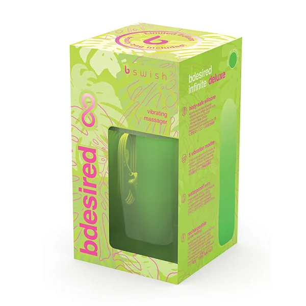 Bdesired Infinite Deluxe LE Paradise Vibrator - Green
