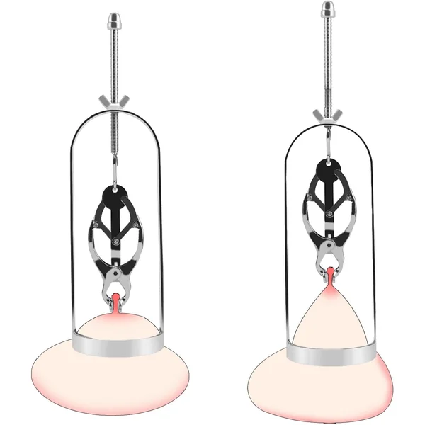BDSM Metal Adjustable Clit Nipple Clamps