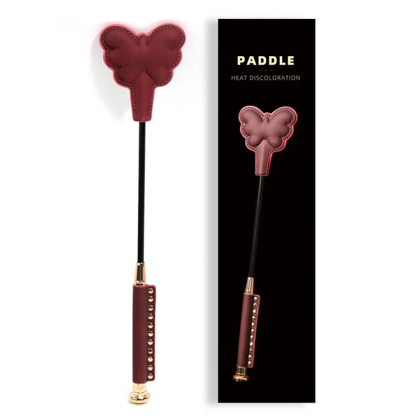 BDSM Temperature-Sensitive Color-Changing Butterfly Sex Whip Paddle
