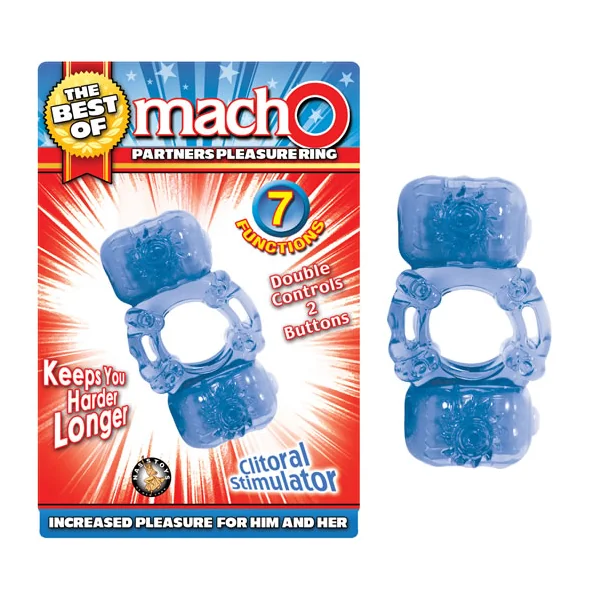 BEST OF MACHO PARTNERS PLEASURE RING BLUE