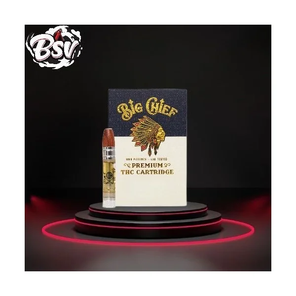 Big Chief THC-A+P 2g Cartridge Melted Diamonds Watermelon Haze