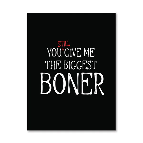 Biggest Boner Tonight Greeting Card