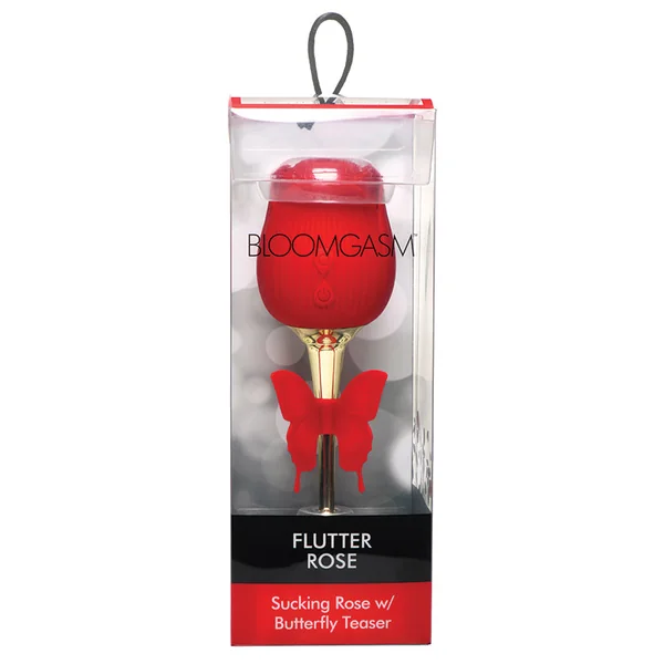 Bloomgasm Flutter Rose Sucking Rose with Butterfly Teaser