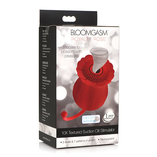 BLOOMGASM ROYALTY ROSE SUCTION CLIT STIMULATOR